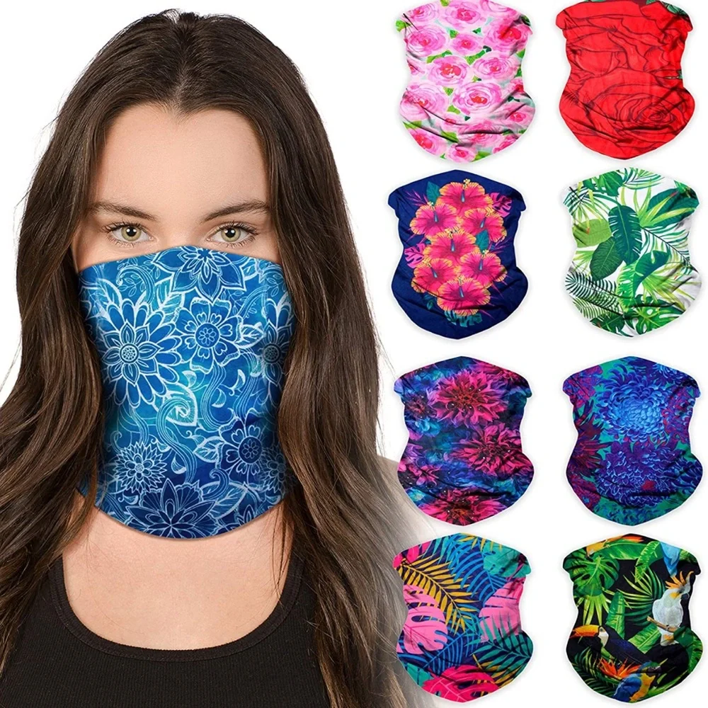 Neck Gaiter Face Mask Bandana (9 Pack) - Neck Gators Face Coverings